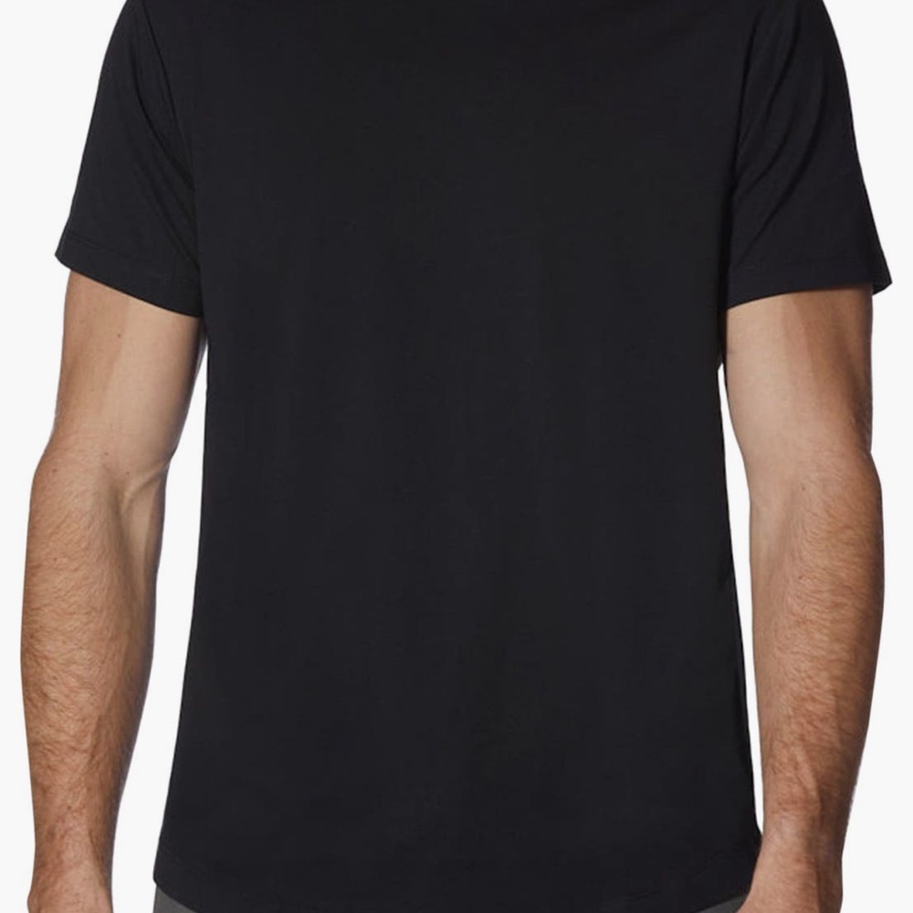 CUTS - AO curve hem cotton blend T-shirts (black and navy) NWT